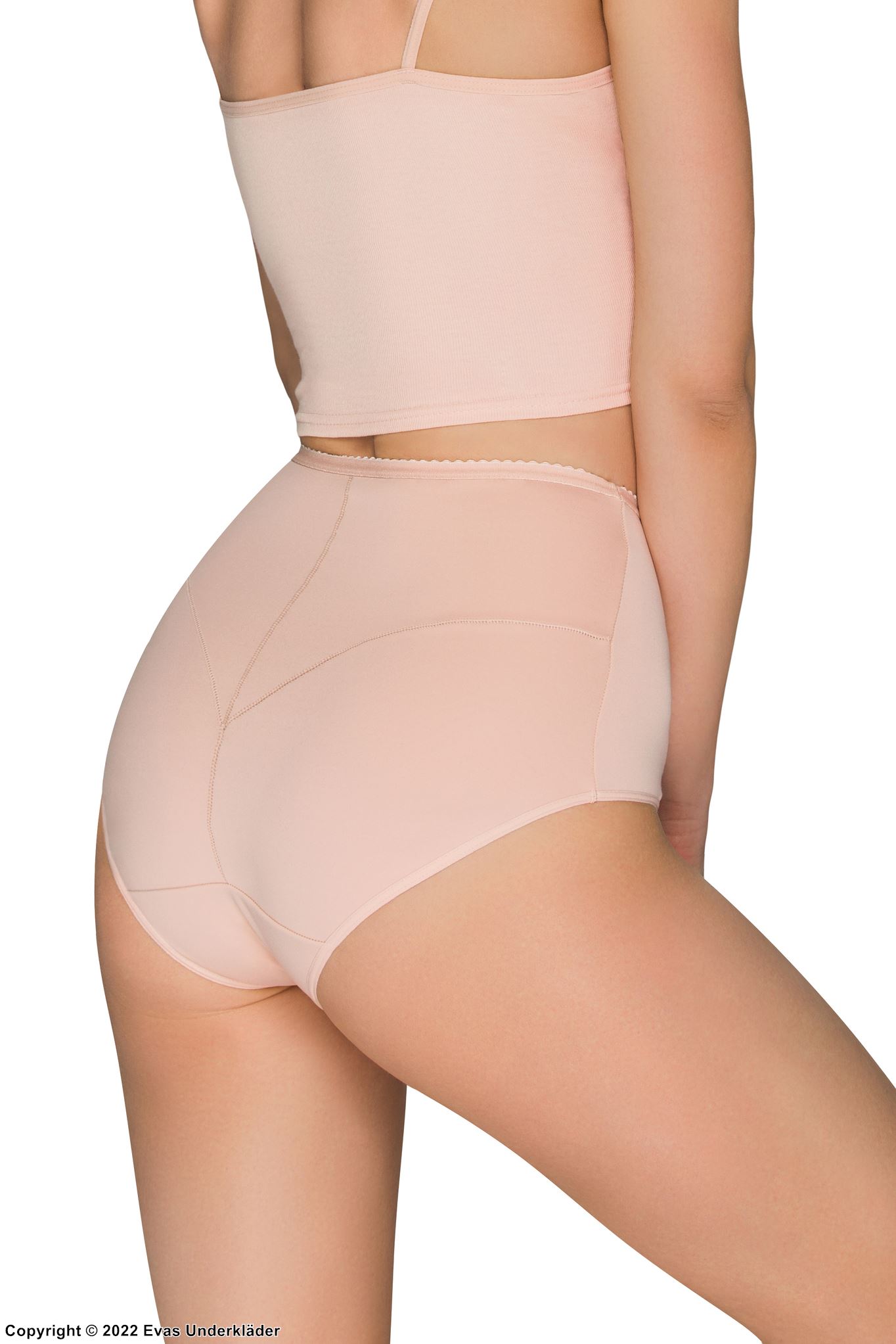 Shaping panties, smooth and comfortable fabric, belly, waist and buttocks control, invisible under clothes